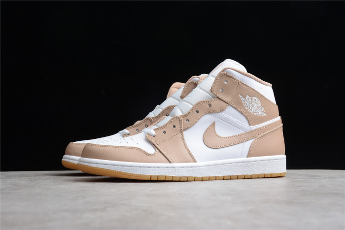jordan 1 mid tan gum 554724-271