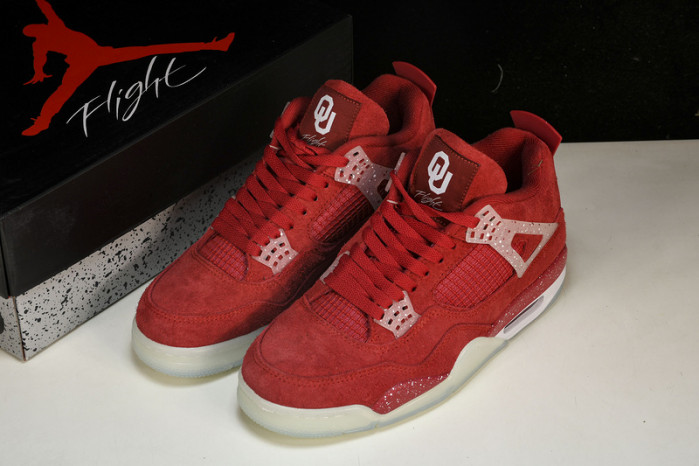 air jordans 4 retro oklahoma sooners  aj4-904282