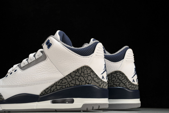 Air Jordan 3 Retro ”White Midnight Navy“ CT8532-140