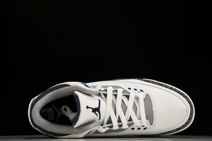 Air Jordan 3 Retro ”White Midnight Navy“ CT8532-140