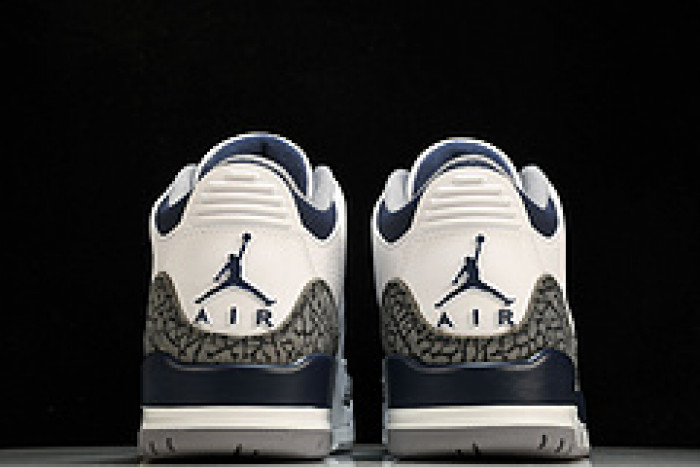 Air Jordan 3 Retro ”White Midnight Navy“ CT8532-140