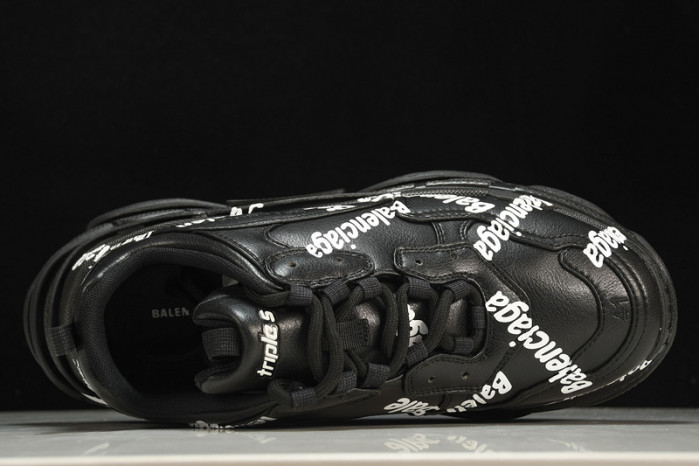 balenga triple s black clear sole    btsbcs-030