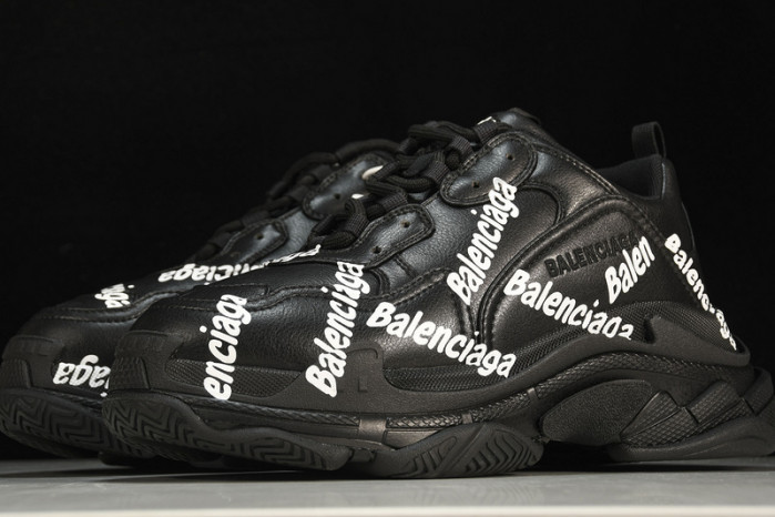 balenga triple s black clear sole    btsbcs-030