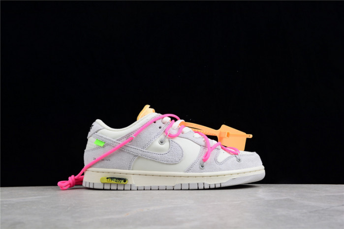 nike dunk low off-white lot 17 - dj0950-117