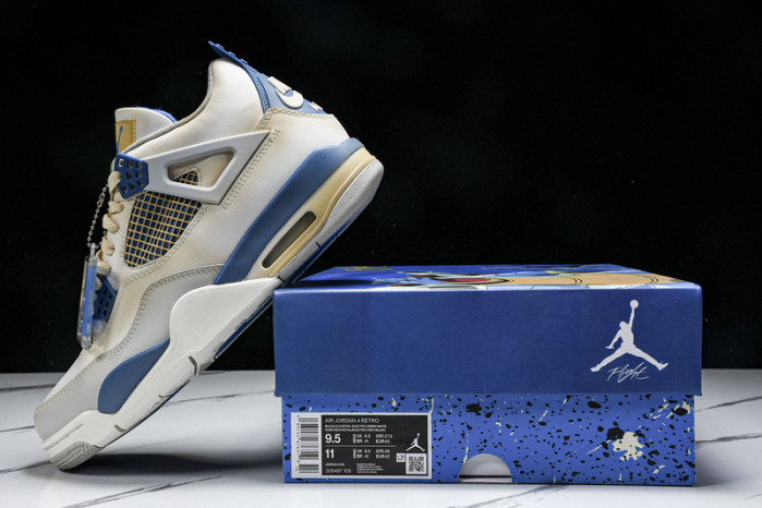 jordan 4 retro military blue  308497-105