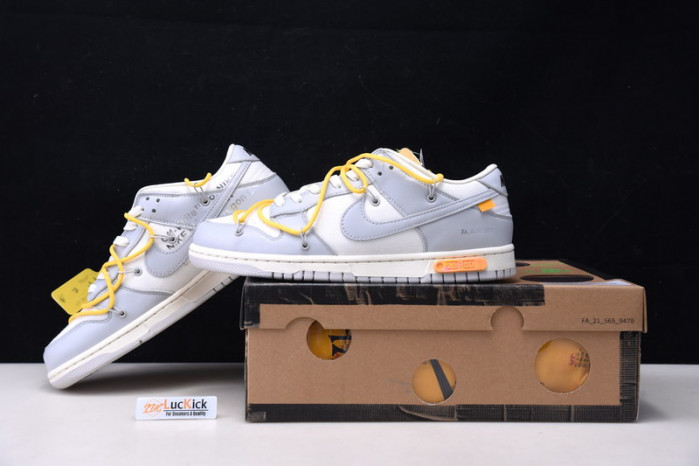 nike dunk low ow lot 29 - dm1602-103