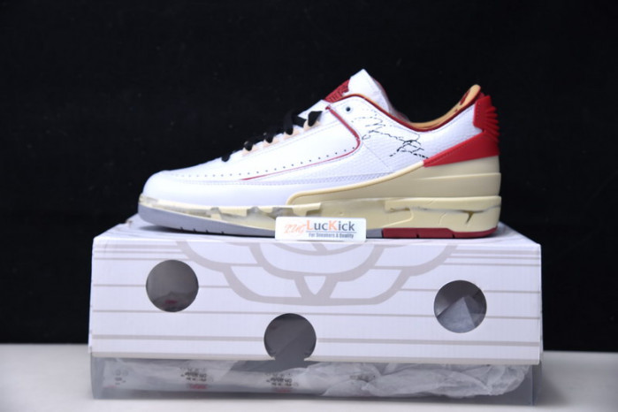 jordan 2 retro low sp ow white red dj4375-106