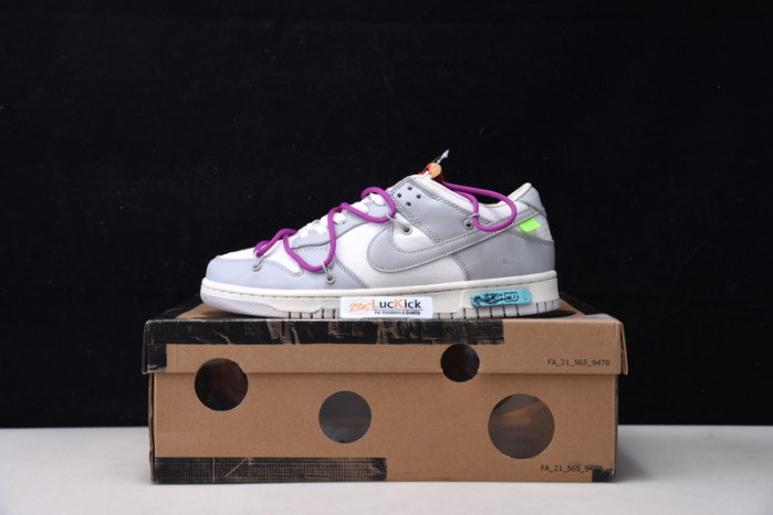 nike dunk low ow lot 48 - dm1602-107