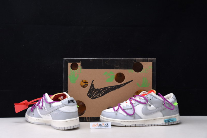 nike dunk low ow lot 48 - dm1602-107