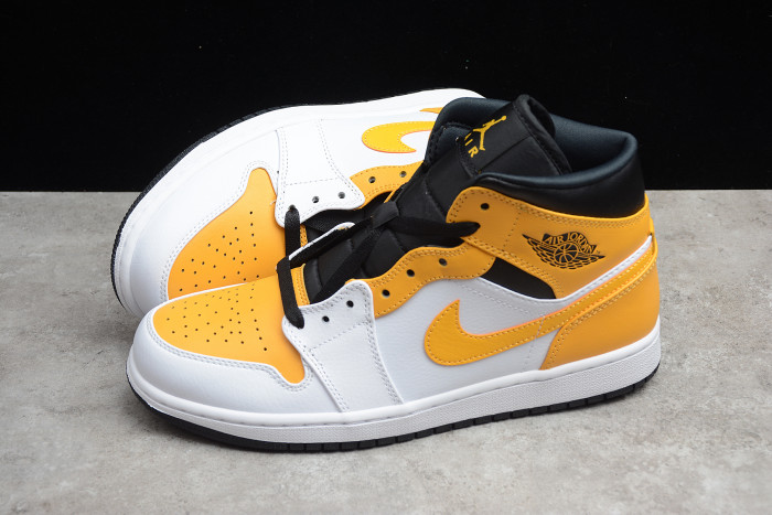 jordan 1 mid university gold  554724-170