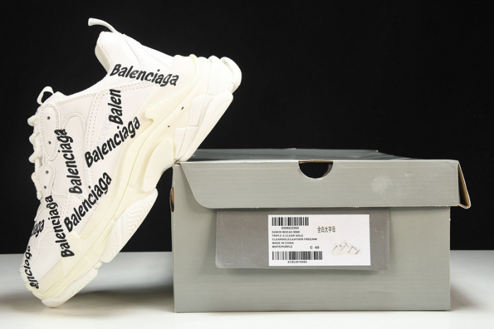 balenga triple s black clear sole    btsbcs-018